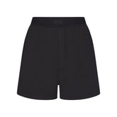 COTTON RIB LOOSE BOXER | SOOT