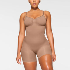 SEAMLESS SCULPT MID THIGH BODYSUIT | SIENNA