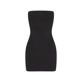 COTTON JERSEY MINI TUBE DRESS | SOOT