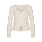 LACE KNIT LONG SLEEVE CARDIGAN | SUGAR