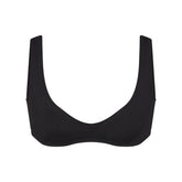 SIGNATURE SWIM PLUNGE BIKINI TOP | ONYX