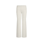 SWEATER KNITS FOLDOVER PANT | IVORY