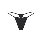 EVERYDAY COTTON STRING THONG | ONYX