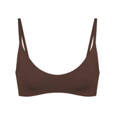 NikeSKIMS MATTE MICRO SCOOP BRA | DARK SEPIA