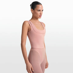 NikeSKIMS MATTE DOUBLE STRAP SCOOP TANK | HIMALAYAN