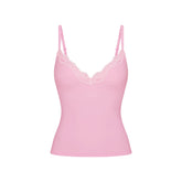 FITS EVERYBODY LACE PUSH-UP CAMI | BUBBLE GUM TONAL
