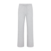 COTTON JERSEY STRAIGHT LEG PANT | LIGHT HEATHER GREY