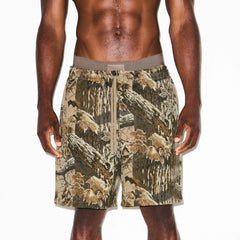 HEAVYWEIGHT FLEECE MENS REALTREE RELAXED SHORT | REALTREE CAMO PRINT