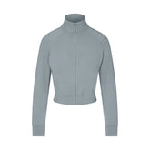 NikeSKIMS AIRY CROPPED TRACK JACKET | WASHED PACIFIC