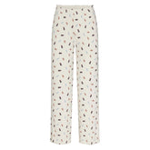 LOGO POINTELLE STRAIGHT LEG PANT | MARBLE TOSSED BUNNY