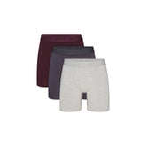 SKIMS STRETCH MENS 5" BOXER BRIEF 3-PACK | RAVEN MULTI