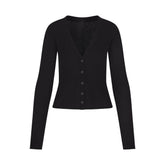 FEATHERWEIGHT CASHMERE CARDIGAN | ONYX