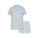 SOFT LOUNGE SHORT SLEEP SET | BABY BLUE