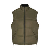 LIGHTWEIGHT PUFFER OVERSIZED VEST | OLIVE