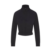 NikeSKIMS AIRY CROPPED TRACK JACKET | OBSIDIAN