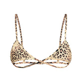 FITS EVERYBODY WRAP MICRO TRIANGLE BRALETTE | SAND MULTI ANIMAL