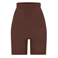 SEAMLESS SCULPT HIGH-WAISTED ABOVE THE KNEE SHORT | COCOA