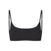 EVERYDAY COTTON SCOOP BRALETTE | ONYX
