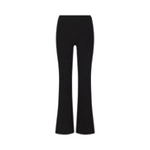 THE ESSENTIAL COLLECTION HIGH-WAISTED CROPPED KICK FLARE PANT | OBSIDIAN