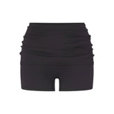 NikeSKIMS MATTE 3" FOLDOVER SHORT | OBSIDIAN