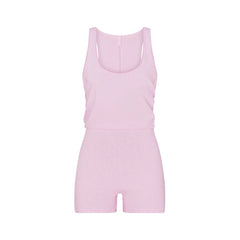 WORN IN JERSEY HEART ONESIE | BABY PINK
