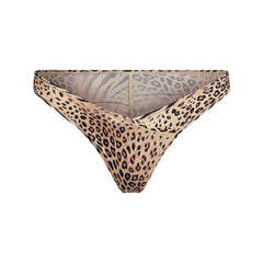FITS EVERYBODY WRAP DIPPED TANGA | SAND MULTI ANIMAL