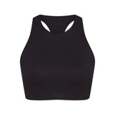 NikeSKIMS MATTE HIGH NECK BRA | OBSIDIAN