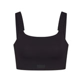 NikeSKIMS MATTE WIDE STRAP BRA | OBSIDIAN