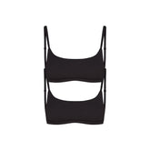 FITS EVERYBODY SCOOP BRALETTE 2-PACK | ONYX