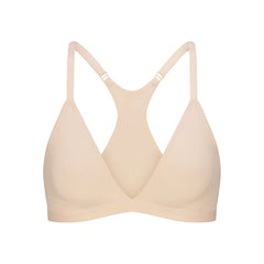 FITS EVERYBODY RACERBACK TRIANGLE BRALETTE | SAND