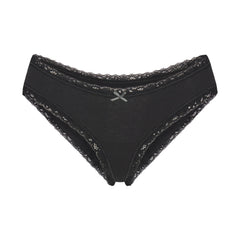 LIGHTWEIGHT COTTON LACE BRIEF | SOOT
