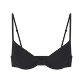 EVERYDAY COTTON UNLINED DEMI BRA | ONYX
