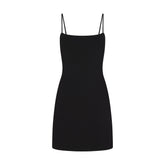 REFINED KNIT MINI DRESS | OBSIDIAN