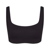 NikeSKIMS MATTE SCOOP NECK BRA | OBSIDIAN