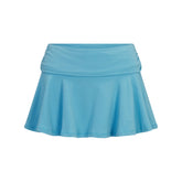 COTTON JERSEY FOLDOVER MINI SKORT | WATER
