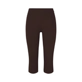 THE ESSENTIAL COLLECTION HIGH-WAISTED CAPRI | ESPRESSO
