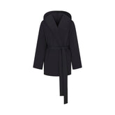 NikeSKIMS WOVEN NYLON WRAP COAT | OBSIDIAN