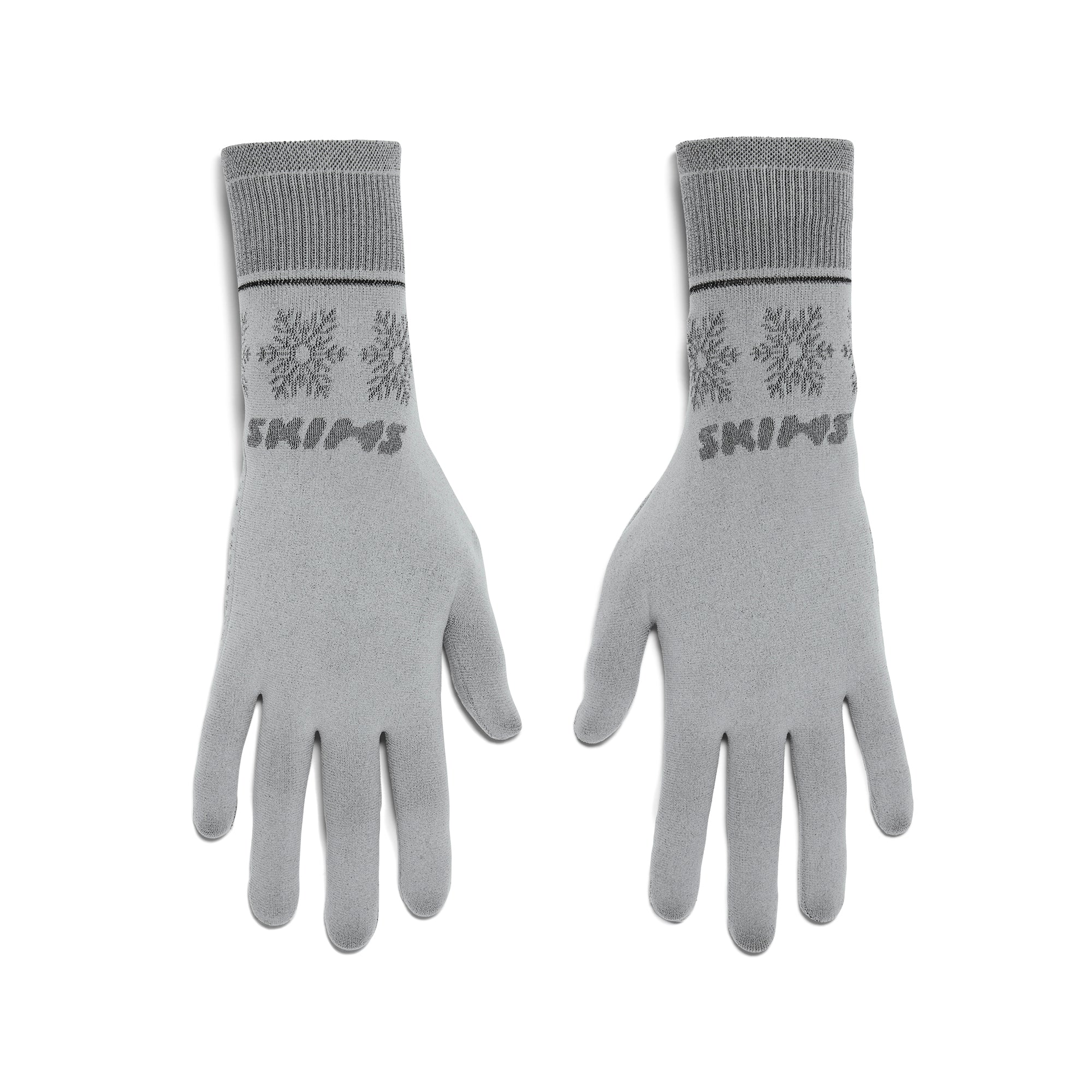 SKIMS FIRST LAYERS GLOVES | MIRROR WINTER FAIR ISLE