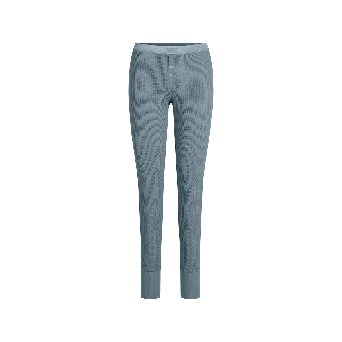 HEAVY WAFFLE BUTTON FRONT LEGGING | ZIRCON