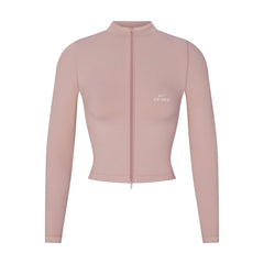 NikeSKIMS RIBBED SEAMLESS ZIP UP CROP JACKET | HIMALAYAN
