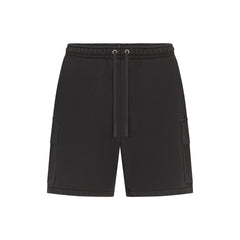 HEAVYWEIGHT FLEECE MENS CARGO SHORT | WASHED ONYX