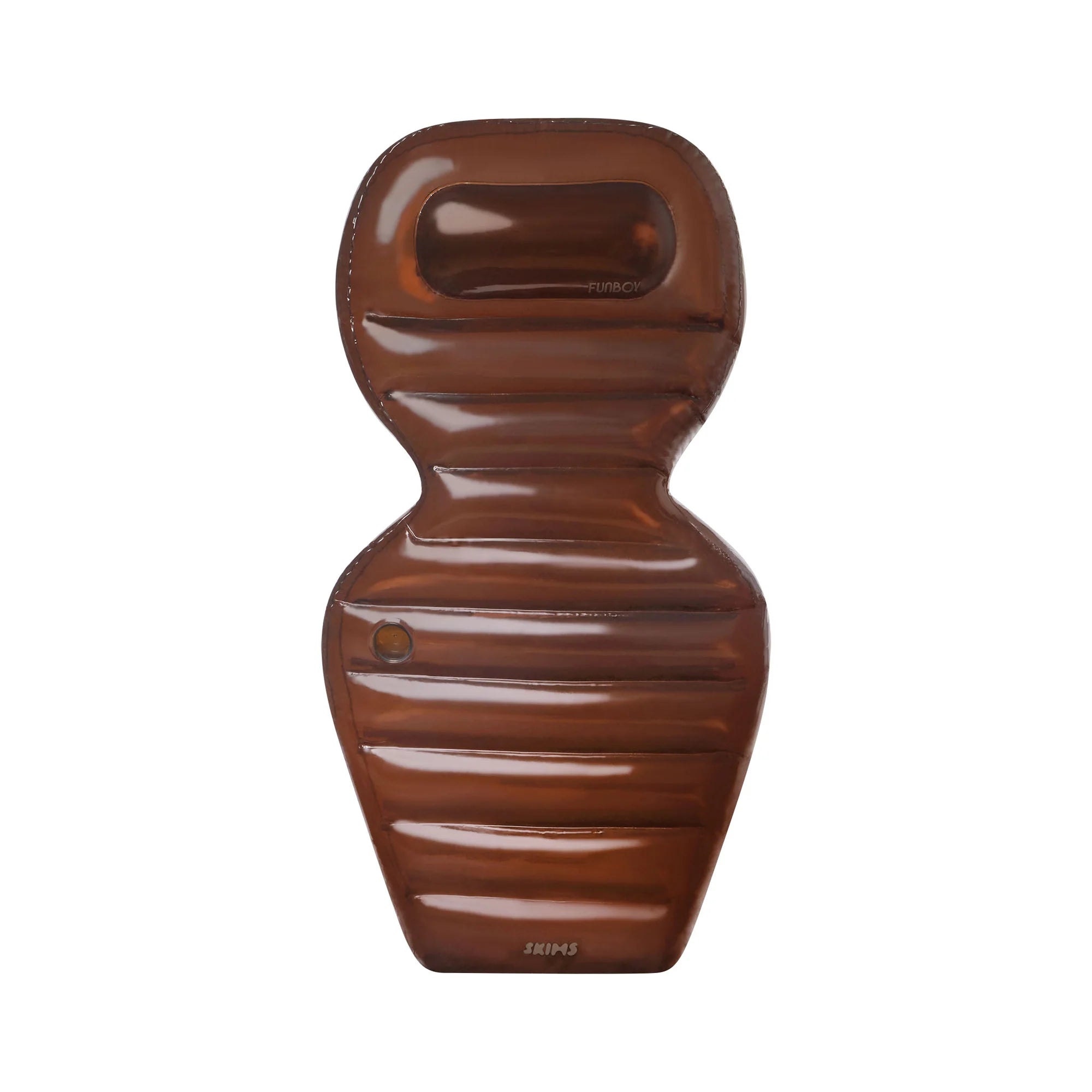 FUNBOY X SKIMS BODY LOUNGER POOL FLOAT | COCOA