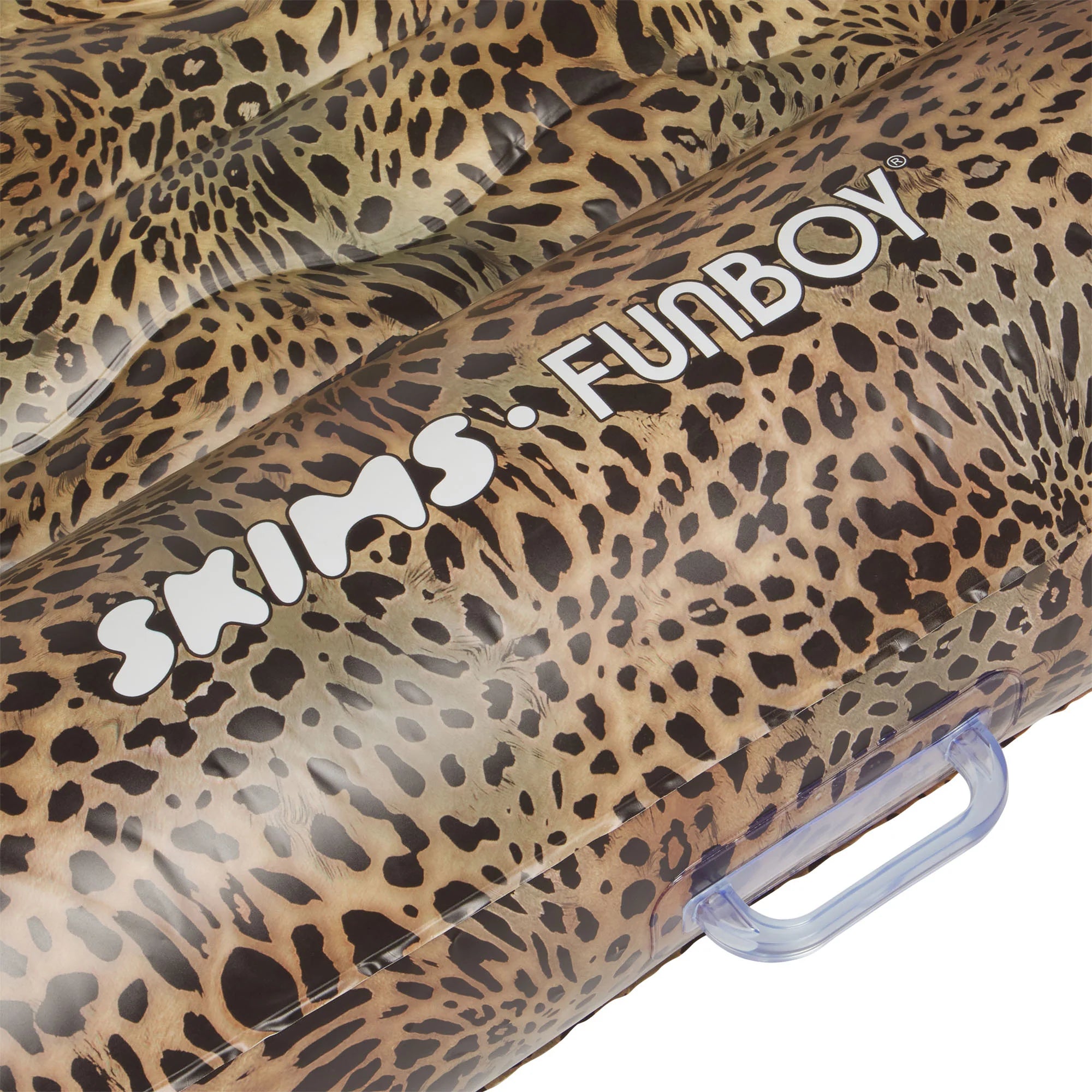 FUNBOY X SKIMS TANNING POOL LOUNGER | CHEETAH SKIN PRINT
