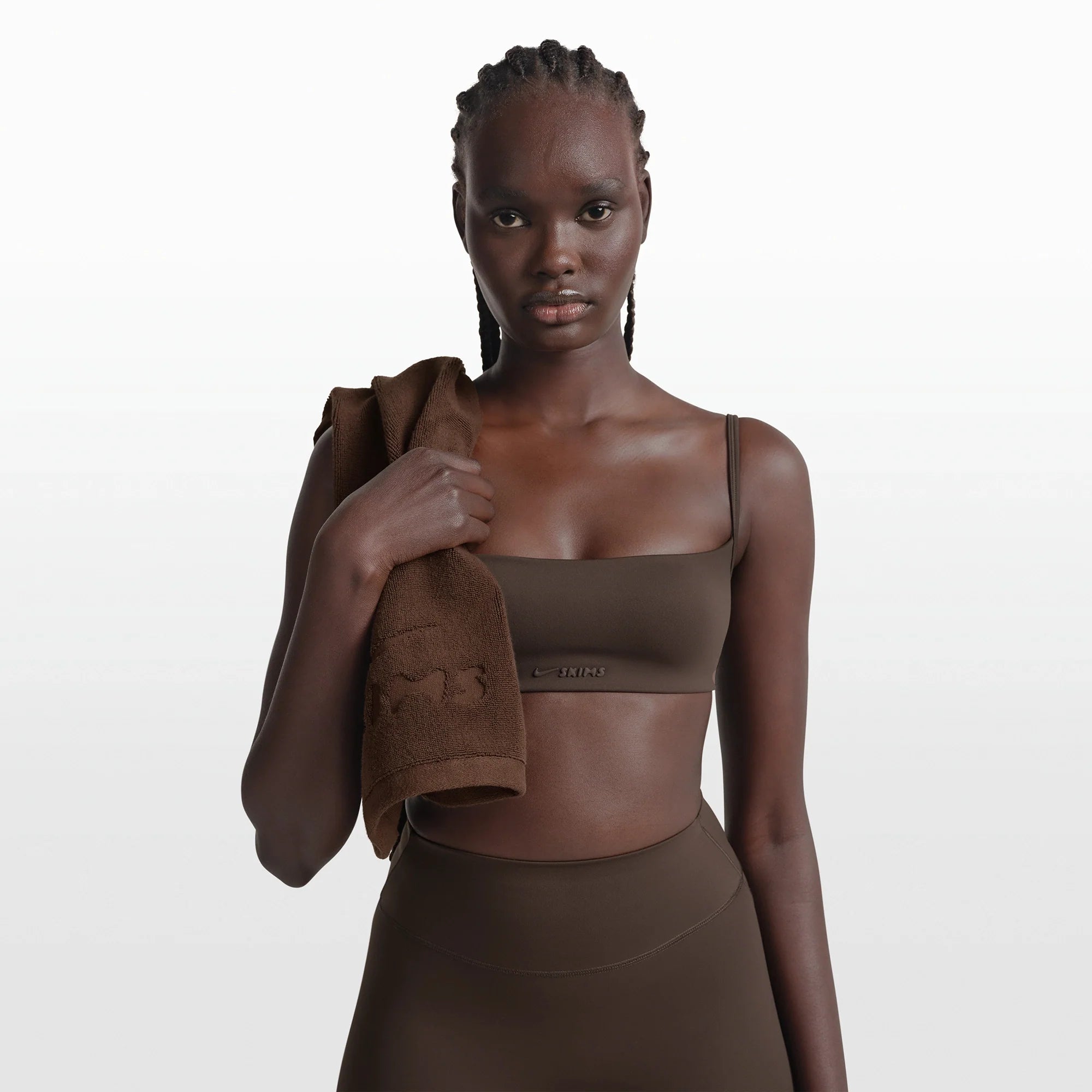 NikeSKIMS ACCESSORIES SMALL TOWEL | DARK SEPIA