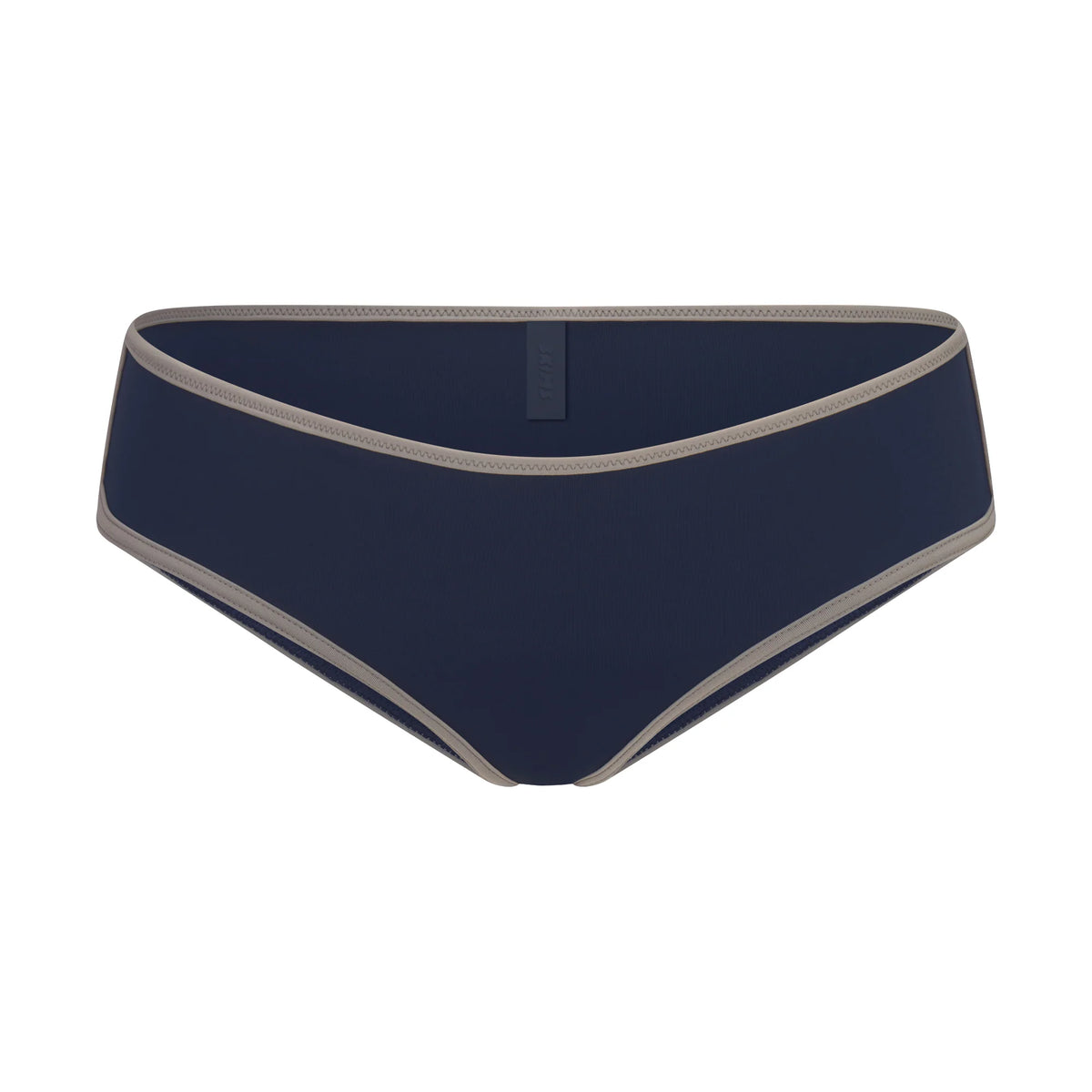 SIGNATURE SWIM HIPSTER BIKINI BOTTOM | NAVY CONTRAST