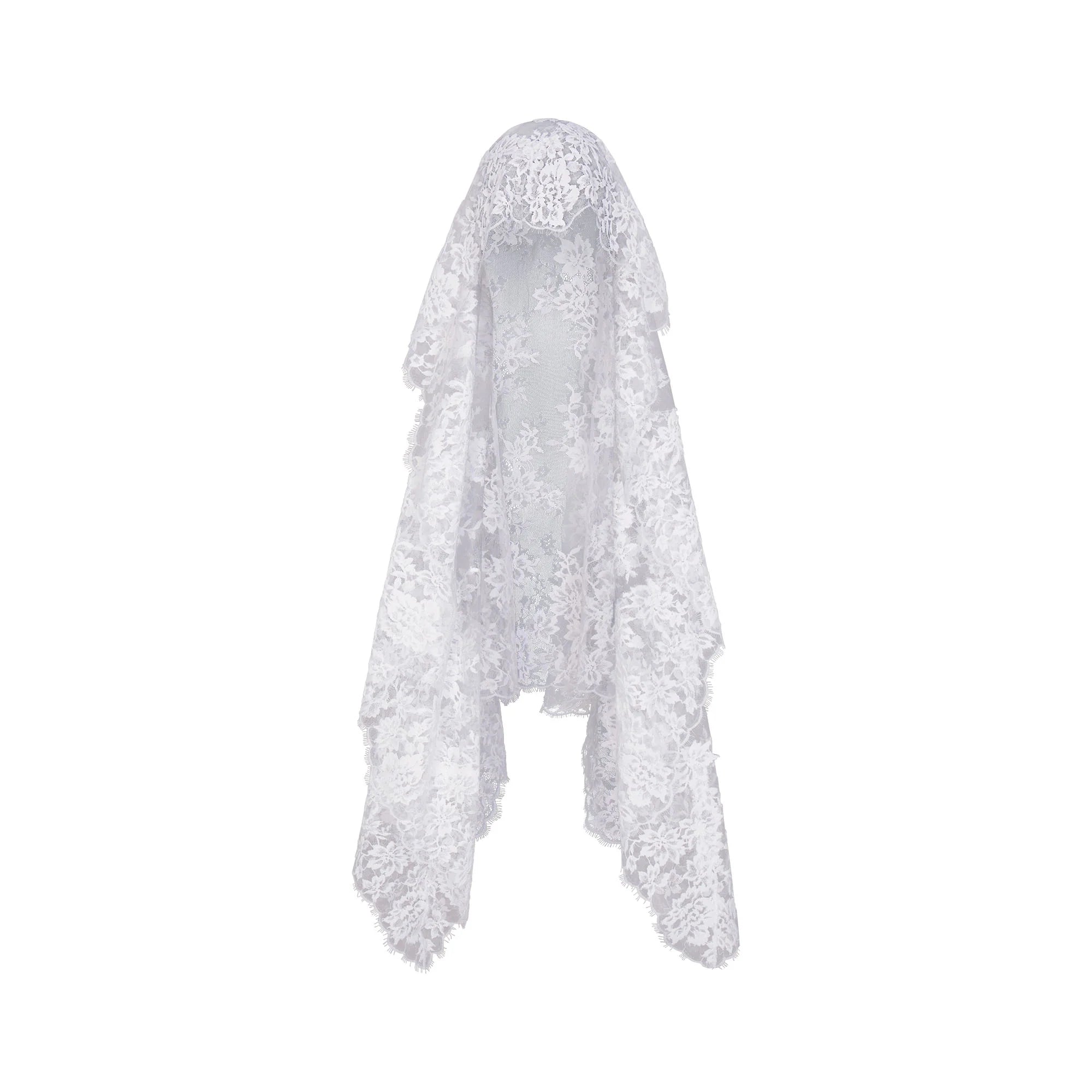 SKIMS LACE VEIL | SNOW