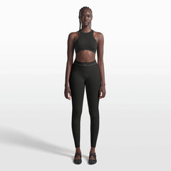 NikeSKIMS RIBBED SEAMLESS 26" LEGGING | OBSIDIAN