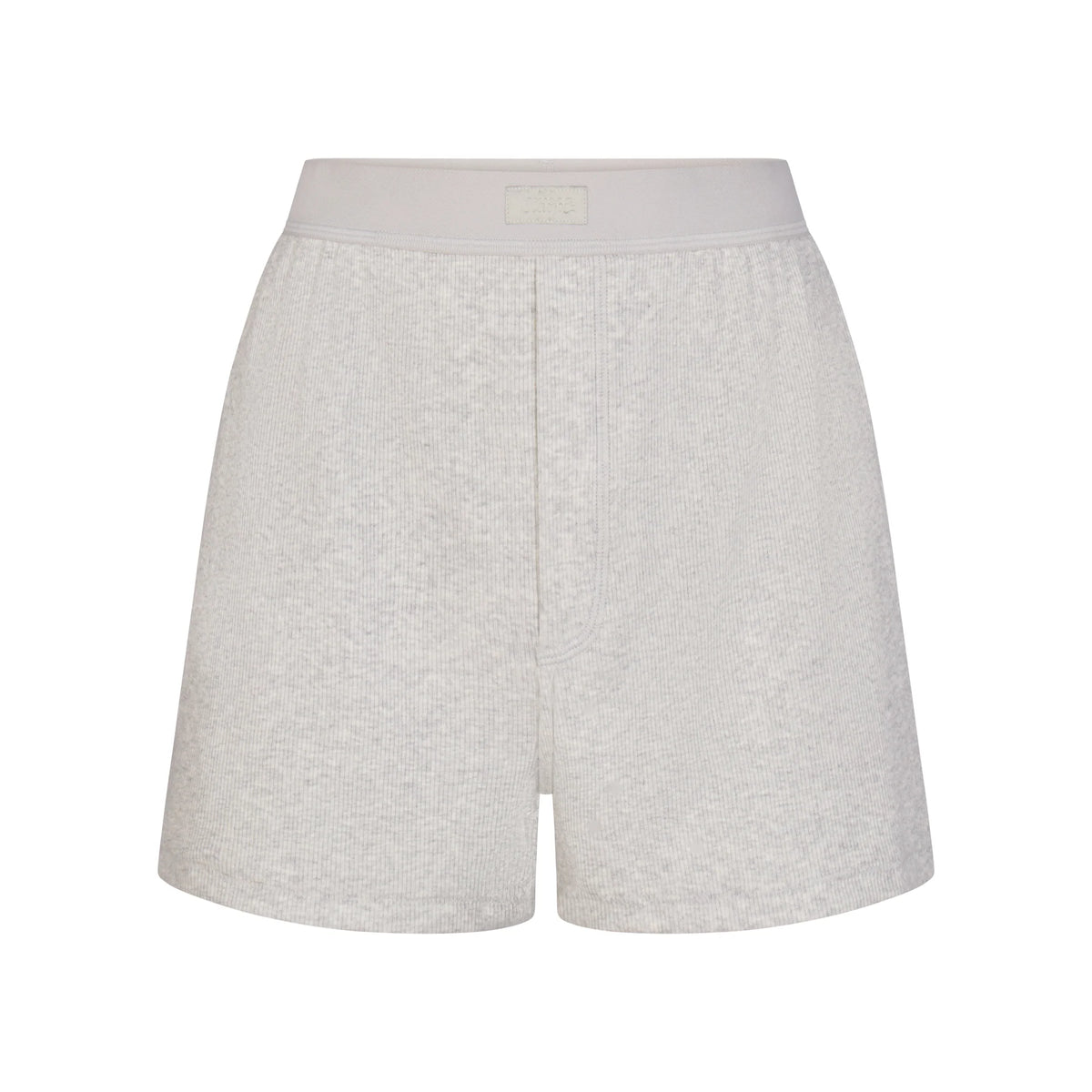 COTTON RIB LOOSE BOXER | LIGHT HEATHER GREY