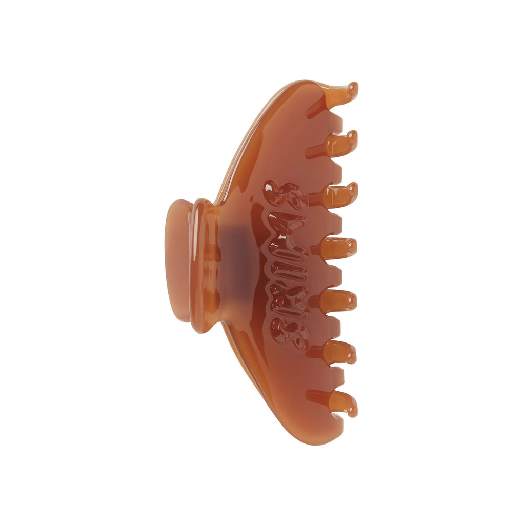 GETTING READY ACCESSORIES EMBOSSED LOGO CLAW CLIP | ALMOND