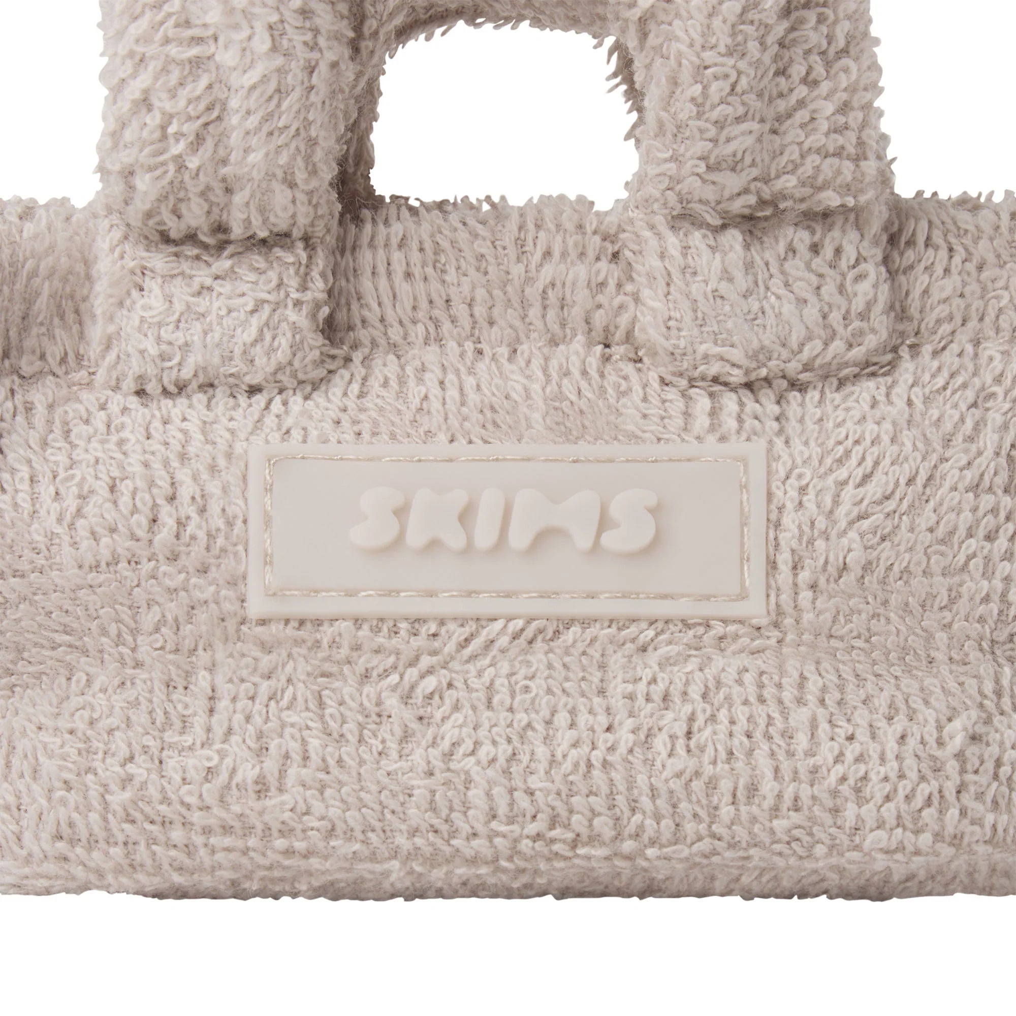 TERRY MICRO TOTE KEYCHAIN | STONE